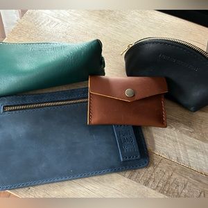 Portland leather small goods lot